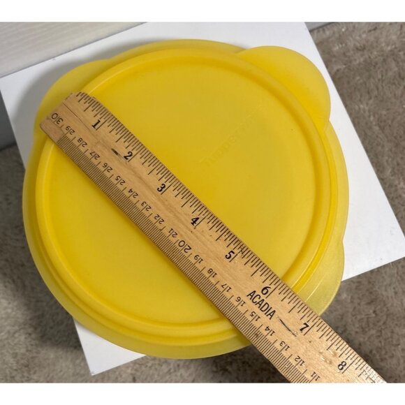Tupperware Yellow Collapsible Bowl 700ml Capacity BPA-Free Plastic Made In USA - Picture 8 of 10